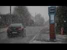 Neige à Taisnières-sur-Hon et Feignies
