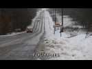Neige à Fourmies et Anor