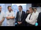Coronavirus en France : E. Macron rassure les équipes de la Salpêtrière