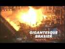 Un incendie impressionnant dans l'une des plus grosses raffineries des États-Unis