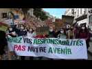 Marche mondiale pour le climat dans les rues de Montpellier