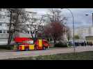 Evacuation du centre des impôts de Troyes