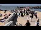 La foule à Ostende en pleine troisième vague