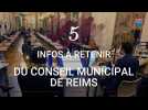 REIMS. Cinq infos à retenir du conseil municipal de Reims MARS 2021