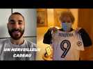 Karim Benzema offre son maillot à cette centenaire vaccinée