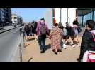 Enormément de touristes à Ostende ce 30 mars 2021