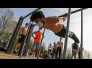 Wattrelos : au parc du Lion, les athlètes de Street workout font le show