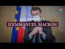 Les annonces d'Emmanuel Macron en visite à Reims