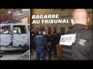 Policiers brûlés à Viry-Châtillon: 5 accusés condamnés, pugilat au tribunal