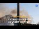 Un feu impressionnant à Roubaix