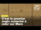 Mars : Premier vol réussi pour le mini-hélicoptère de la Nasa