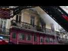 Incendie rue de l'Enseignement