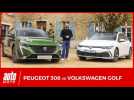 Nouvelle Peugeot 308 2021 vs Volkswagen Golf : premier duel