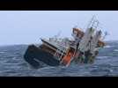 Cargo à la dérive en mer de Norvège : mer agitée, remorquage reporté
