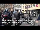 Toulouse :manifestation des livreurs toulousains