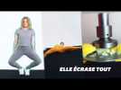Sur TikTok cette danseuse écrase tout (littéralement)