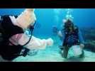 Chasse aux oeufs de Pâques sous-marine en Floride