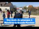 Une école de pétanque à Maizières-la-Grande-Paroisse