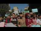 Algérie: des étudiants manifestent à Alger contre les législatives anticipées
