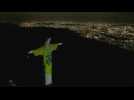 Rio illumine le Christ Rédempteur à 100 jours des Jeux olympiques de Tokyo