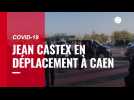 VIDÉO.Jean Castex était en déplacement à Caen pour soutenir le personnel soignant
