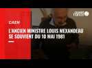 Louis Mexandeau se remémore l'élection de François Mitterrand du 10 mai 1981
