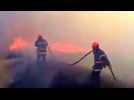 Fitz-James et Rochy-Condé : les pompiers face à plusieurs feux de champs