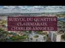 Quartiers de Reims vus du ciel 4. Clairmarais Charles Arnould