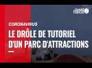 Covid-19. Le drôle de tutoriel d'un parc d'attractions japonais