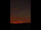 Time-lapse de la comète Neowise vue de l'Aube