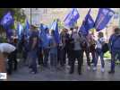 Colombes : des policiers manifestent après les propos polémiques du maire sur Vichy (Vidéo)