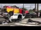 Douai : trois blessés dans une violente collision