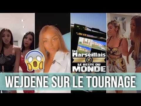 VIDEO : WEJDENE SUR LE TOURNAGE DES MARSEILLAIS VS MONDE ! TOUTES LES IMAGES !  AVEC MAEVA ET CARLA