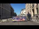 Action des forains à Bruxelles pour avoir une aide d'état (vidéo Germani)