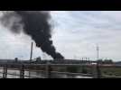 Incendie dans l'usine de traitement de déchets Renewi à Seraing