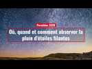 Perséides 2020 : où, quand et comment observer la pluie d'étoiles filantes
