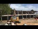 Béziers : La démolition de l'école des Tamaris, à La Devèze, est en cours