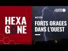 Les images des forts orages qui touchent l'Ouest de la France