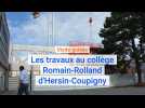 Le chantier du collège Romain-Rolland à Hersin-Coupigny
