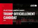Donald Trump accepte la nomination du Parti républicain pour un second mandat