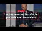 Les cinq mesures concrètes du protocole sanitaire scolaire