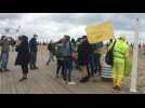 Manifestation des Gilets jaunes à Deauville