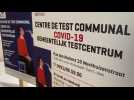 Molenbeek, visite du nouveau centre de test communal covid19 (vidéo Germani)