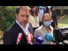 Amiens: Christophe Castaner et Aurore Bergé s'expriment après l'élection du président des députés LREM