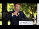 Macron solidaire de la Grèce et des migrants après l'incendie du camp de Moria