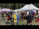Fête médiévale de Fontenoy : combat de béhour