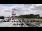 Construction de l'accès au nouvel hôpital de Lens