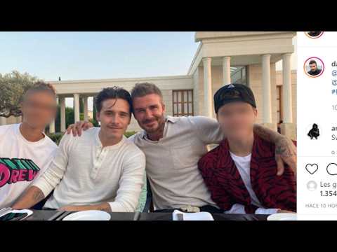 VIDEO : David Beckham presume de chicos en la foto ms familiar del da