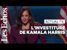Officiellement investie, Kamala Harris exhorte les Américains à tourner la page Trump