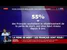 55% des Français favorables au rétablissement de la peine de mort : 